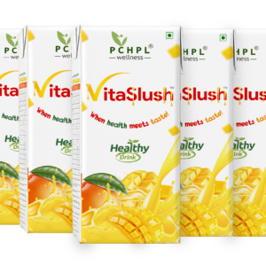 VitaSlush Mango Healthy Drink - 200ml | Ayurvedic Immunity Booster Juice (Pack of 5)